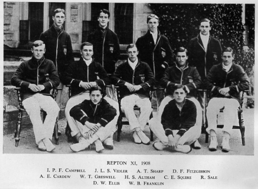 Altham's Team 1908